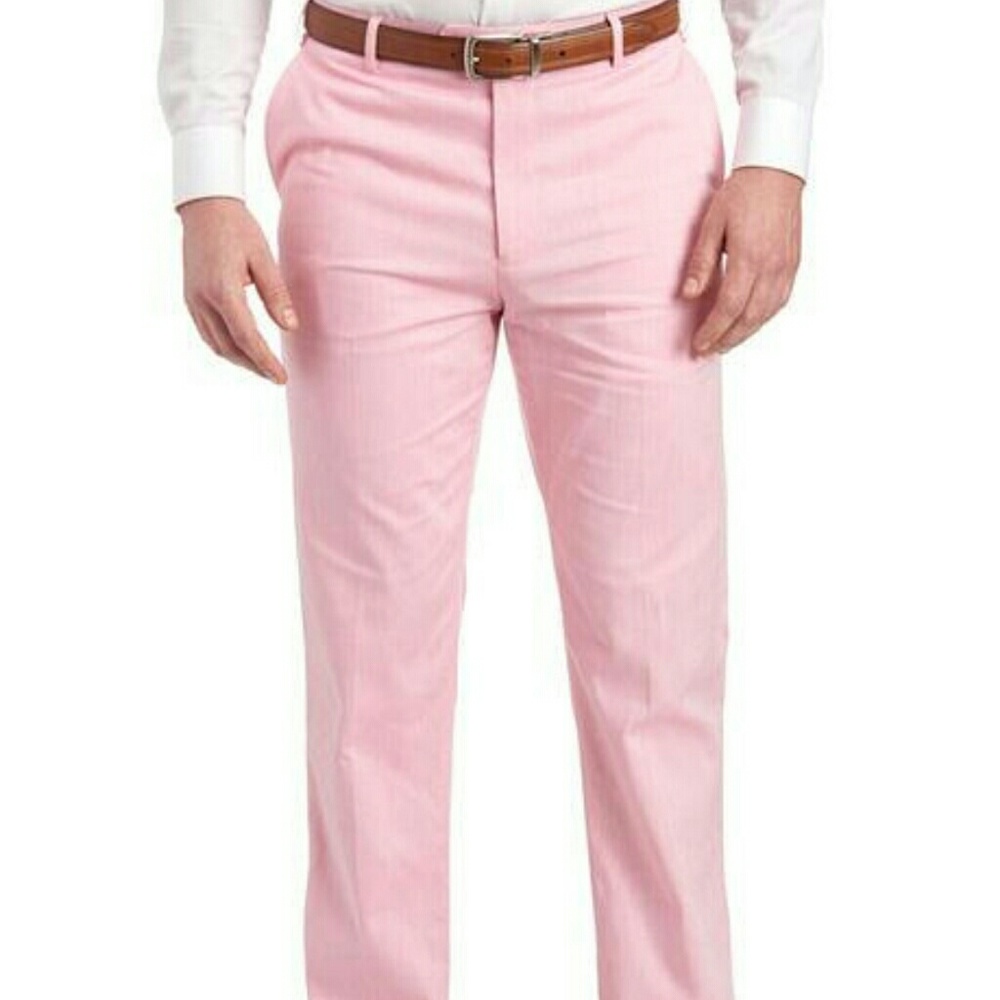 Southern Pines Flat Front Oxford Straight Leg Pant